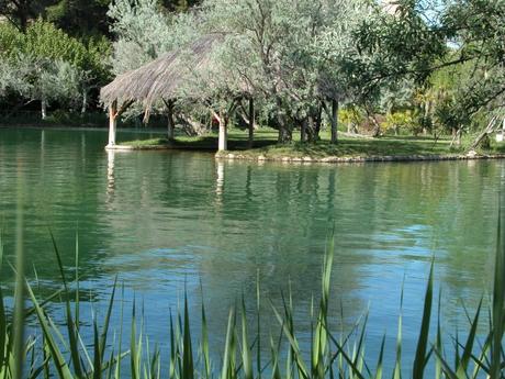 Lago balneario termas Pallarés