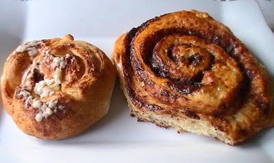 Espirales de chocolate con masa de brioche