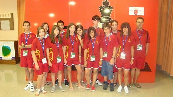 Canarias(infantil) y Andalucia(cadete)Campeones de España de Ajedrez por Selecciones Autonómicas 2010