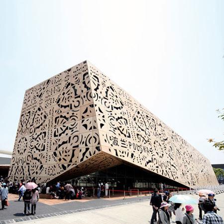 Pabellón de Polonia para la Expo Shanghai 2010 por  ...