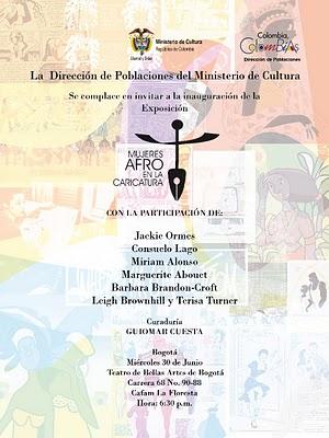 En Colombia exposición: Mujeres Afro en la Caricatura