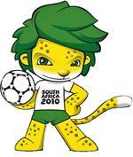 Ilustración de la mascota del Mundial de fútbol de Sudáfrica 2010