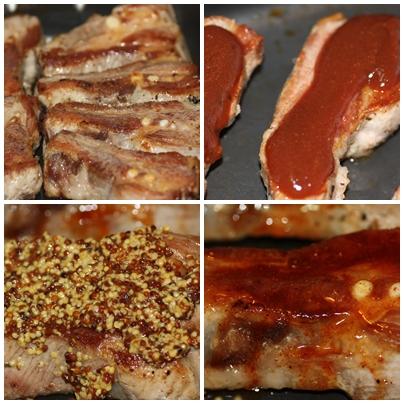 Costillas de Cerdo tres salsas