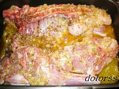 CABRITO A LA MOSTAZA (Horno de leña)