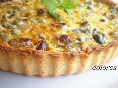 QUICHE DE HABAS CON MENTA