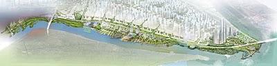 SWA Group’s Design for Nanjing Hexi New Town. Winning Entry