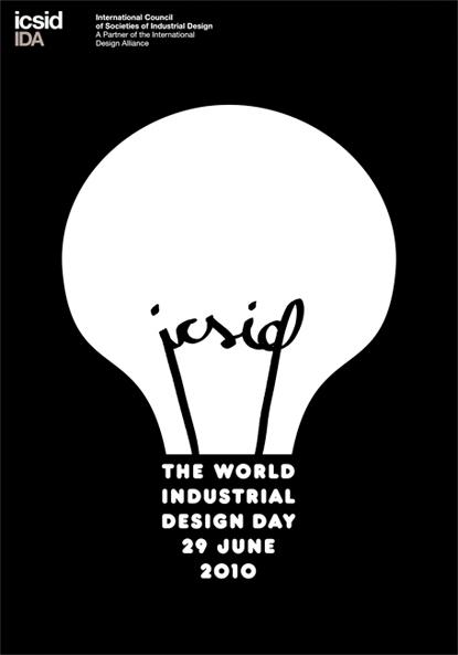 Cartel para WORLD INDUSTRIAL DESIGN DAY 2010