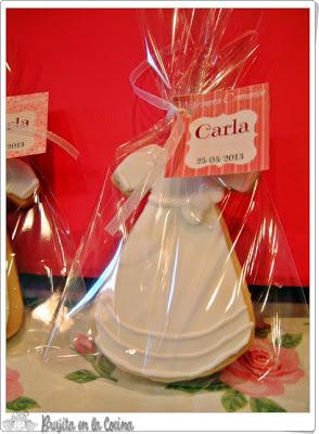Galletas para la Comunión de Carla