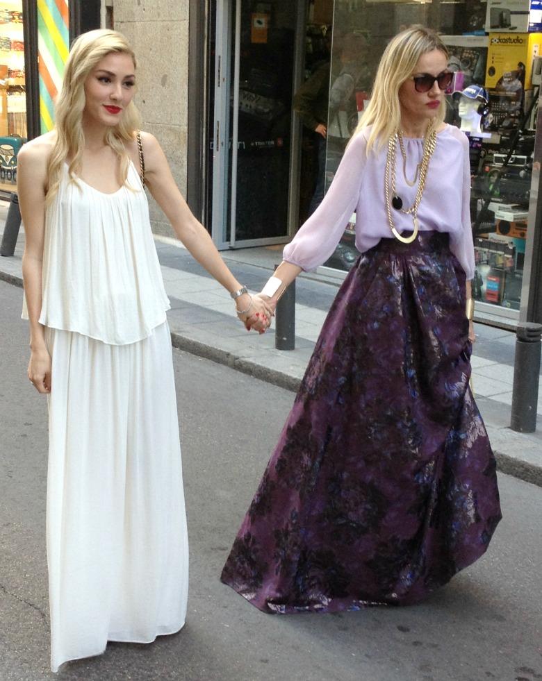 Priscila Hernández, Clara Courel y Pagoa Larena Shopping