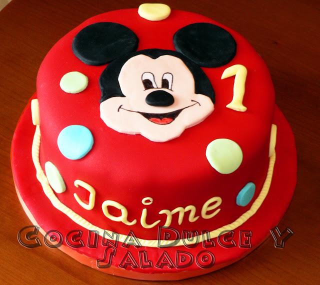 Tarta de Mickey para Jaime