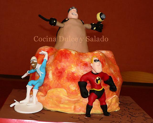 Tarta de los Increíbles para Álex