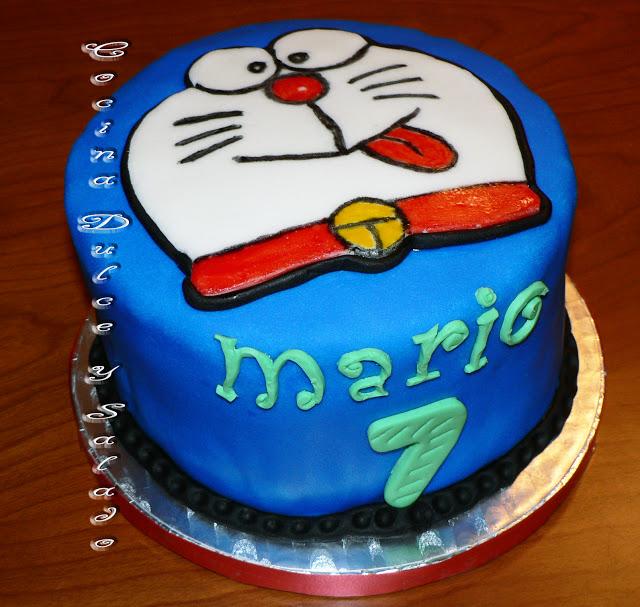 Tarta Doraemon para Mario