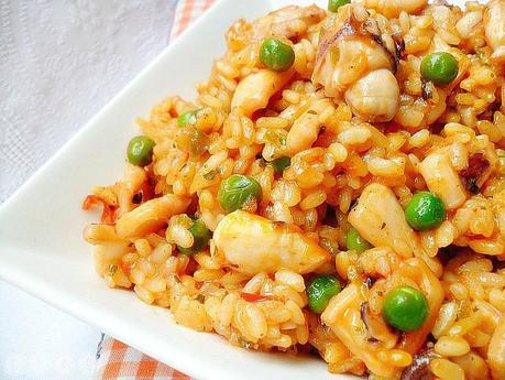 Arroz con calamares