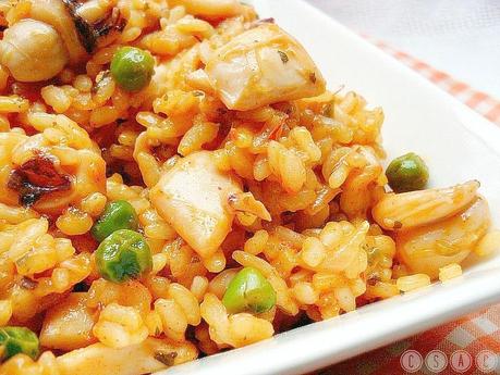 Arroz con calamares