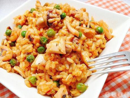 Arroz con calamares