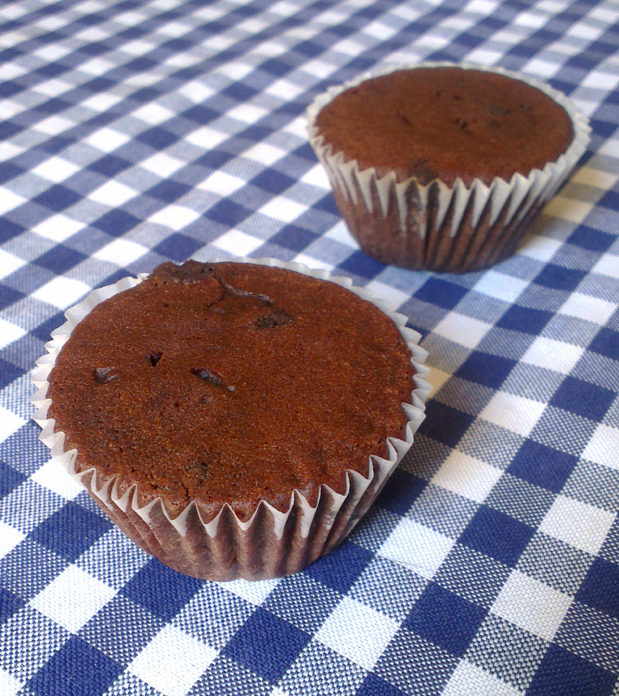 ♥ Muffins de chocolate estilo Starbucks sin huevo