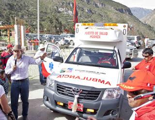 AMBULANCIAS CONTINÚAN LLEGANDO A  LAS ZONAS ALTO ANDINAS DE LA REGIÓN LIMA…