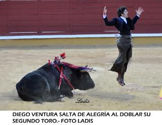 FERIA TAURINA DE CÓRDOBA:        VENTURA SUMA OTRA PUERTA GRANDE DE PRIMERA