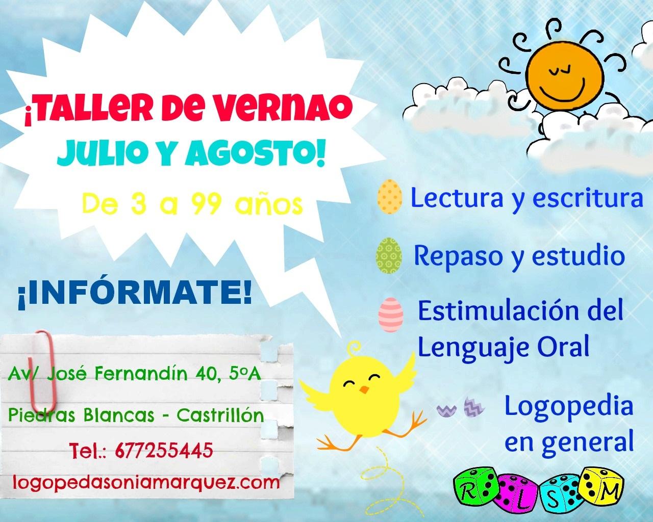 Talleres de Logopedia - Verano 2013