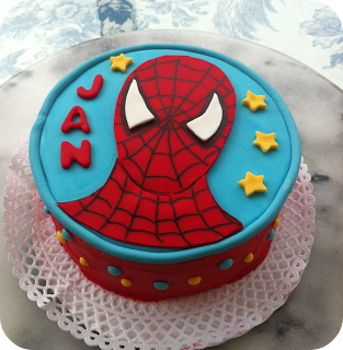 TARTA SPIDERMAN TÉCNICA PUZZLE