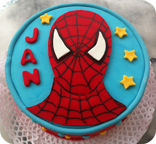 TARTA SPIDERMAN TÉCNICA PUZZLE