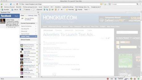 Facebook Chat Firefox Sidebar 20 Facebook Tips/Tricks You Might Not Know