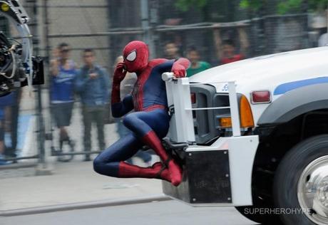 Imágenes de los rodajes de 'The Amazing Spider-Man 2' y 'Dawn of the Planet of the Apes'