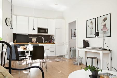 Mini piso nórdico de 36 m² mini pisos decoración diseño grandes ventanales piso pequeño estilo nórdico diseño decoración decoración nordica pisos pequeños decoración funcional nórdica decoración excelentes acabados decoración espacios pisos pequeños blog pisos pequeños blog decoración nórdica