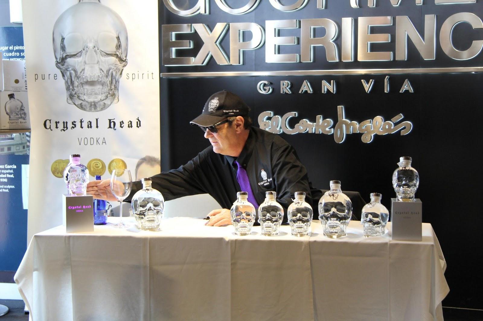 Dan Arkroyd presentó Crystal Head Vodka en el Gourmet Experience de Gran Vía