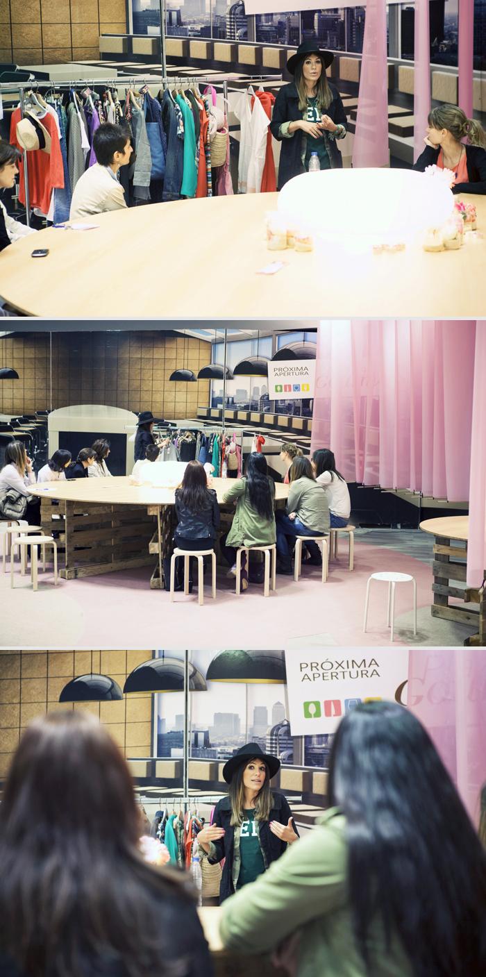 taller de estilismo #estarjuntas ABC Serrano