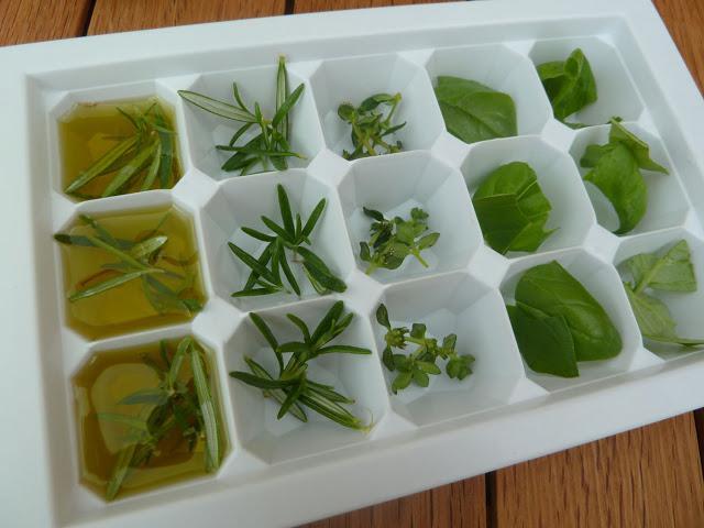 Una forma de conservar hiervas aromáticas