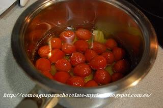 TATIN DE TOMATES CHERRYS CONFITADOS