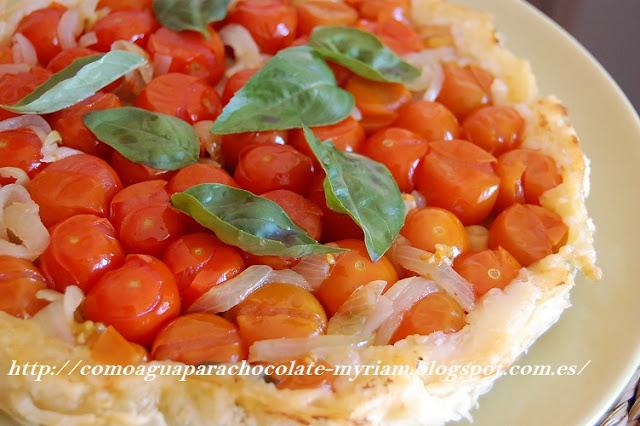 TATIN DE TOMATES CHERRYS CONFITADOS