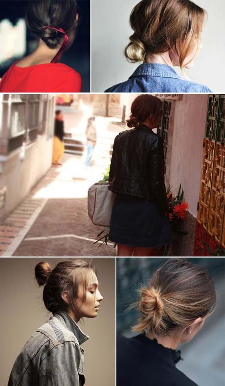 Moños estilo Top-knot…