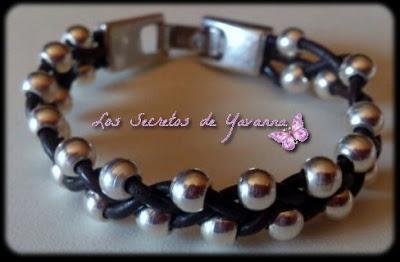 ♥Pulsera Trenza con bolas