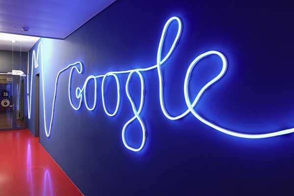 Colorida sede de Google en Zurich