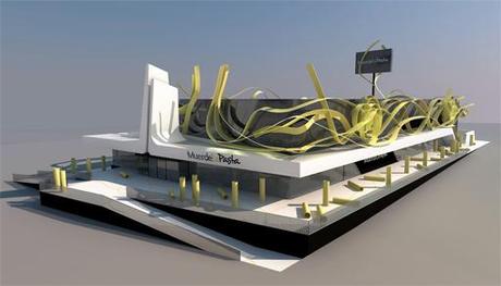 A-cero presenta una primera propuesta de reforma para un restaurante en Madrid