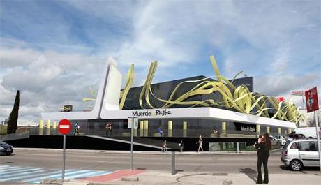 A-cero presenta una primera propuesta de reforma para un restaurante en Madrid