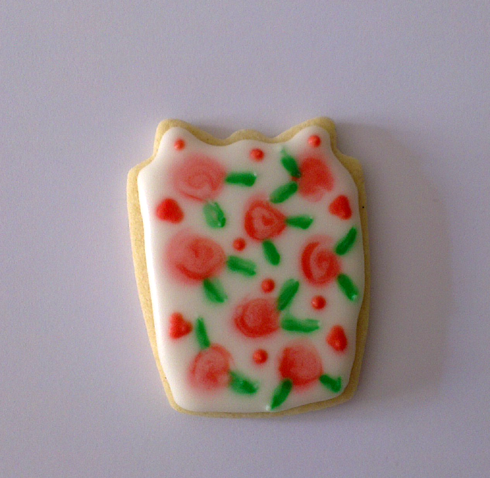 ♥ Galletas estilo romántico usando wet on wet