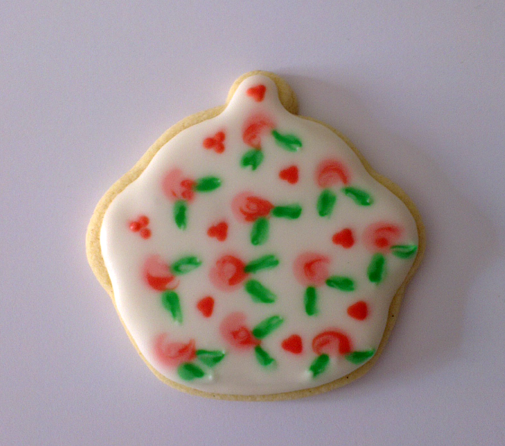 ♥ Galletas estilo romántico usando wet on wet