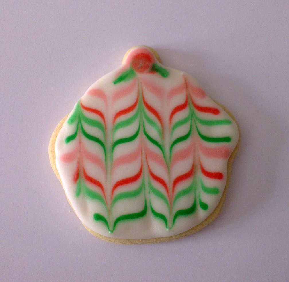 ♥ Galletas estilo romántico usando wet on wet