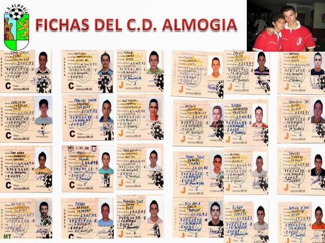 FICHAS DEL C.D. ALMOGIA, QUE RECUERDOS