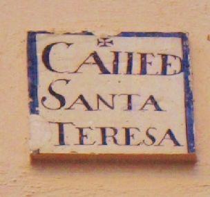 El callejero de 1770.