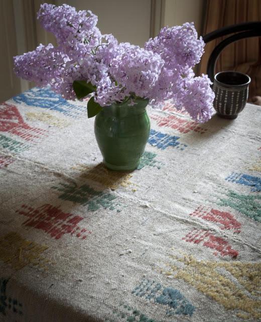 Una casa en Londres llena de textiles