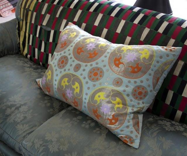 Una casa en Londres llena de textiles