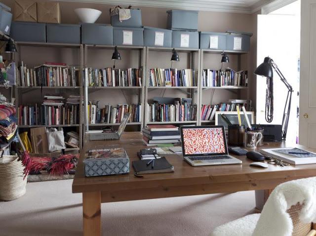 Una casa en Londres llena de textiles