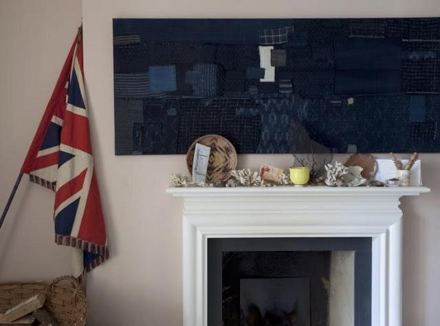 Una casa en Londres llena de textiles