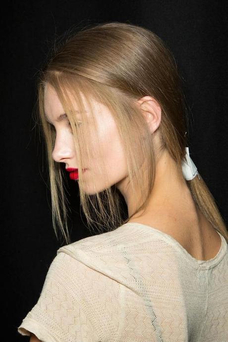 Six low ponytails seen on fashion shows