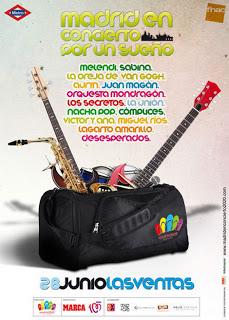 Concierto por Madrid 2020 con Sabina, Melendi, Los Secretos, Auryn, Miguel Ríos, Víctor y Ana, Juan Magán...