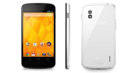 LG Nexus 4 en blanco ya es oficial